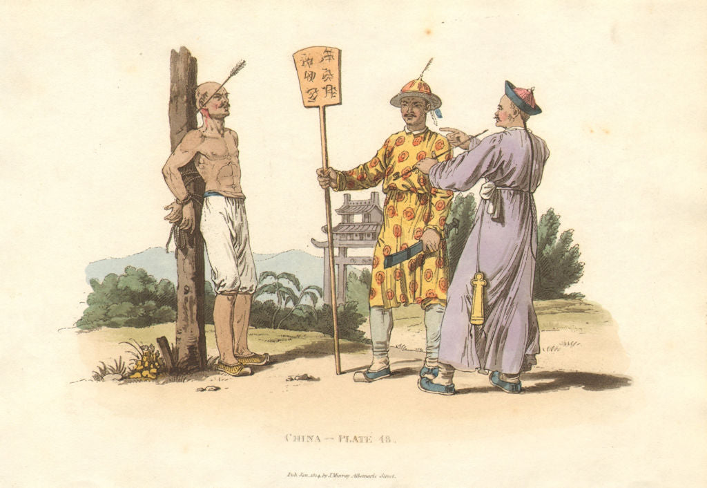 CHINA. Punishment arrow Insolence Superior. Ear piercing. ALEXANDER  1814